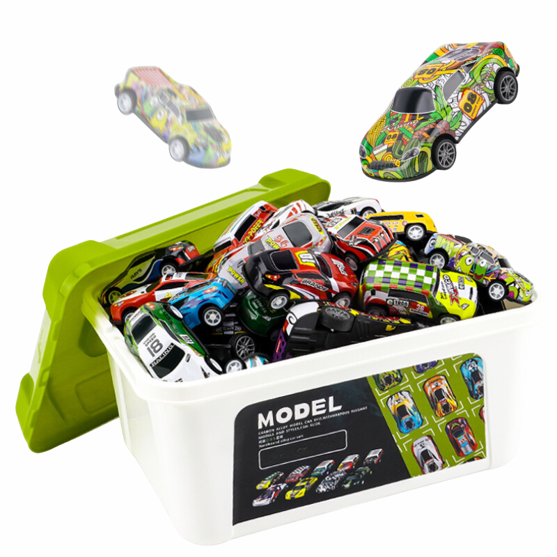 Coffret Mini Voitures de Course à Friction