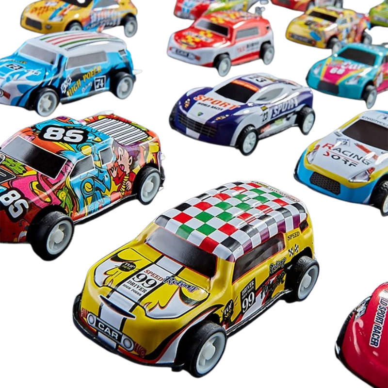 Coffret Mini Voitures de Course à Friction