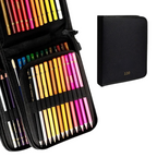 Coffret Professionnel de Crayons de Couleur Aquarelle avec Trousse