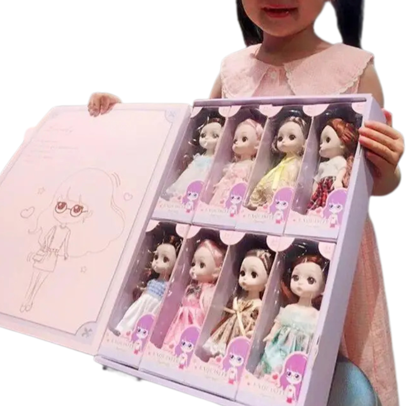 Coffret de Poupées Réalistes Enfant – 8 Pièces