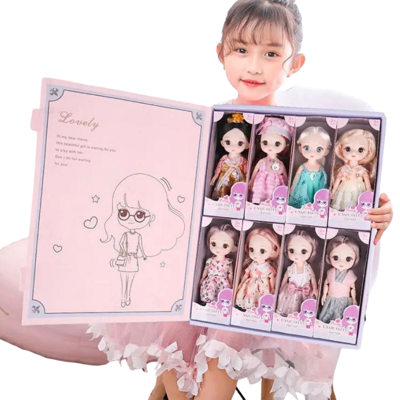 Coffret de Poupées Réalistes Enfant – 8 Pièces