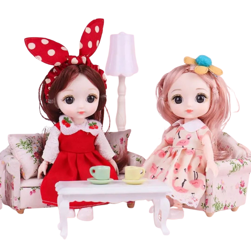 Coffret de Poupées Réalistes Enfant – 8 Pièces