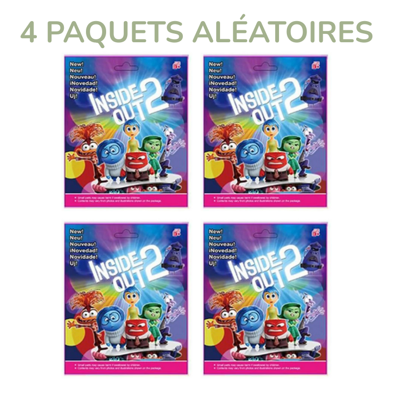 Collection de Figurines Émotions Colorées avec Autocollants