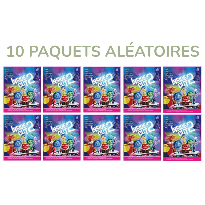 Collection de Figurines Émotions Colorées avec Autocollants