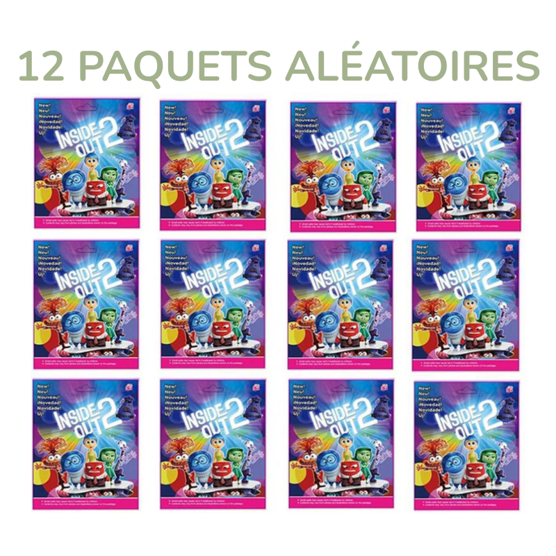 Collection de Figurines Émotions Colorées avec Autocollants