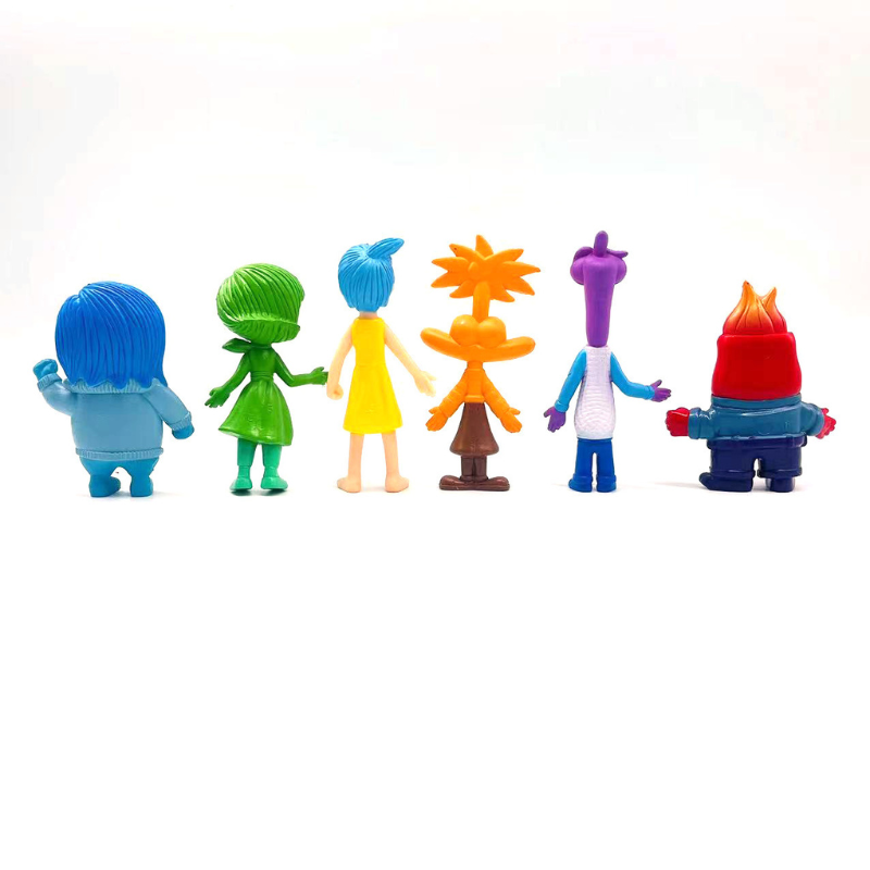 Collection de Figurines Émotions Colorées avec Autocollants