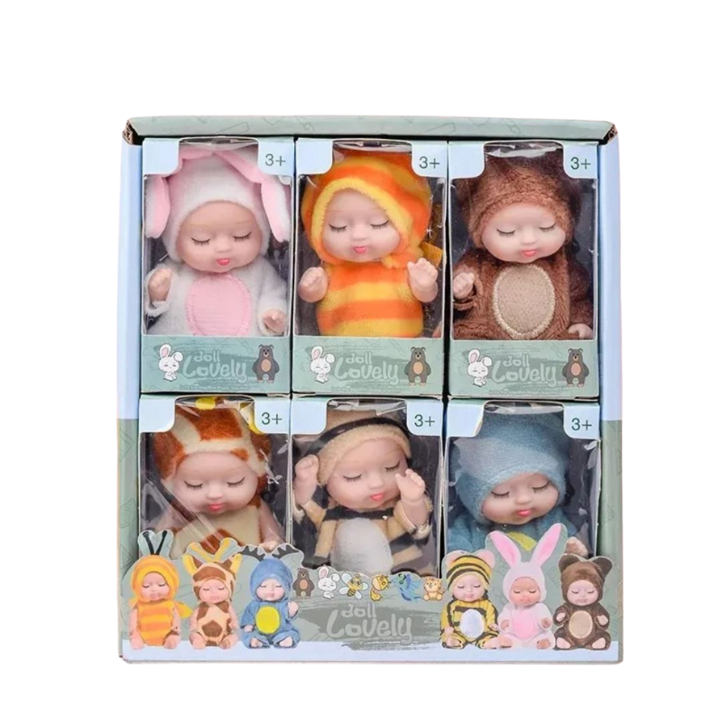 Collection de 6 Bébés Réalistes Charming avec Costumes