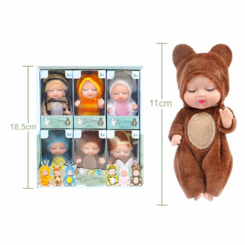 Collection de 6 Bébés Réalistes Charming avec Costumes