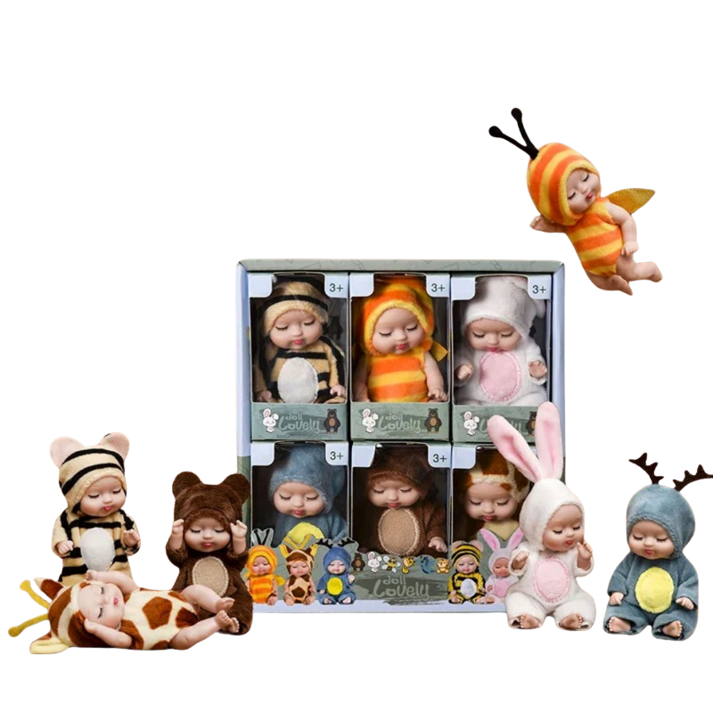 Collection de 6 Bébés Réalistes Charming avec Costumes