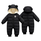 Combinaison Bébé Ours avec Capuche Chaude