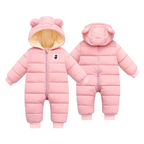 Combinaison Bébé Ours avec Capuche Chaude