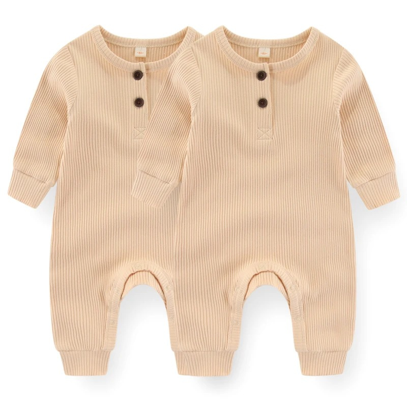 Combinaison Bébé Unisexe à Manches Longues - Achetez-en 1, obtenez-en 2 gratuitement