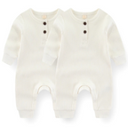 Combinaison Bébé Unisexe à Manches Longues - Achetez-en 1, obtenez-en 2 gratuitement