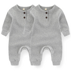 Combinaison Bébé Unisexe à Manches Longues - Achetez-en 1, obtenez-en 2 gratuitement