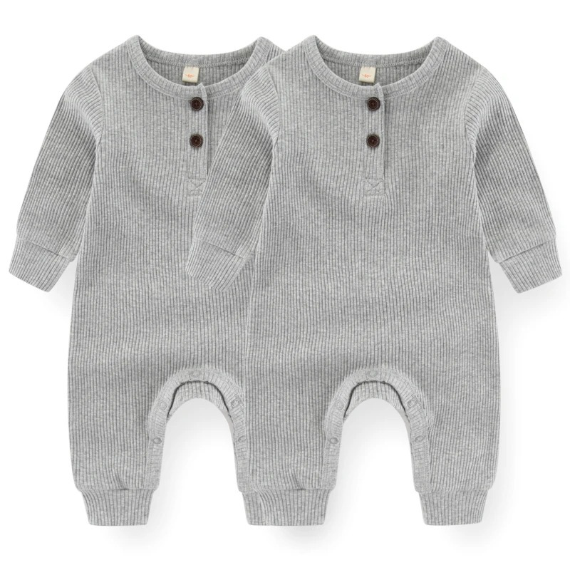 Combinaison Bébé Unisexe à Manches Longues - Achetez-en 1, obtenez-en 2 gratuitement