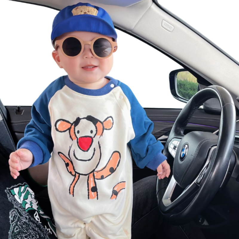 Combinaison Bébé à Motifs Oursons et Animaux Bambino