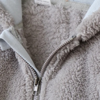 Combinaison Bébé en Peluche avec Capuche Ourson