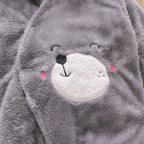 Combinaison Bébé en Peluche avec Capuche