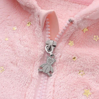 Combinaison Bébé en Peluche avec Fermeture Éclair