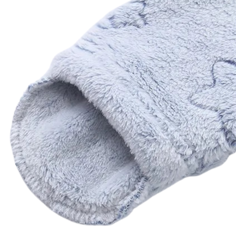 Combinaison Bébé en Peluche avec Fermeture Éclair