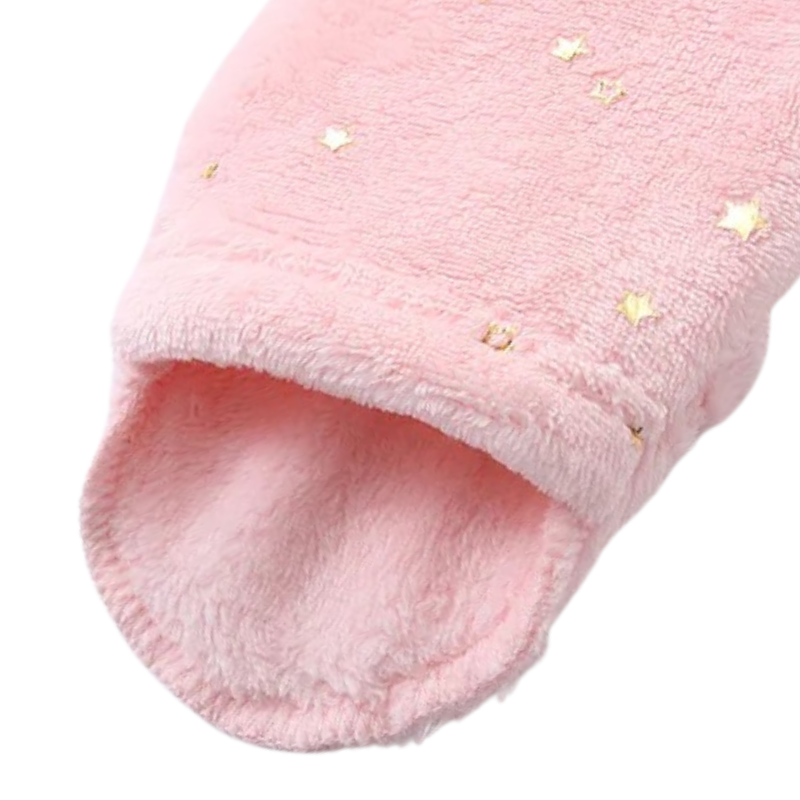 Combinaison Bébé en Peluche avec Fermeture Éclair