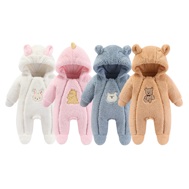 Combinaison Hivernale à Capuche pour Bébé – Confort et Style