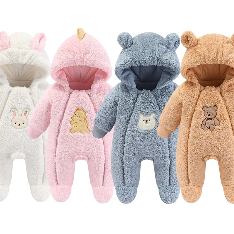 Combinaison Hivernale à Capuche pour Bébé – Confort et Style