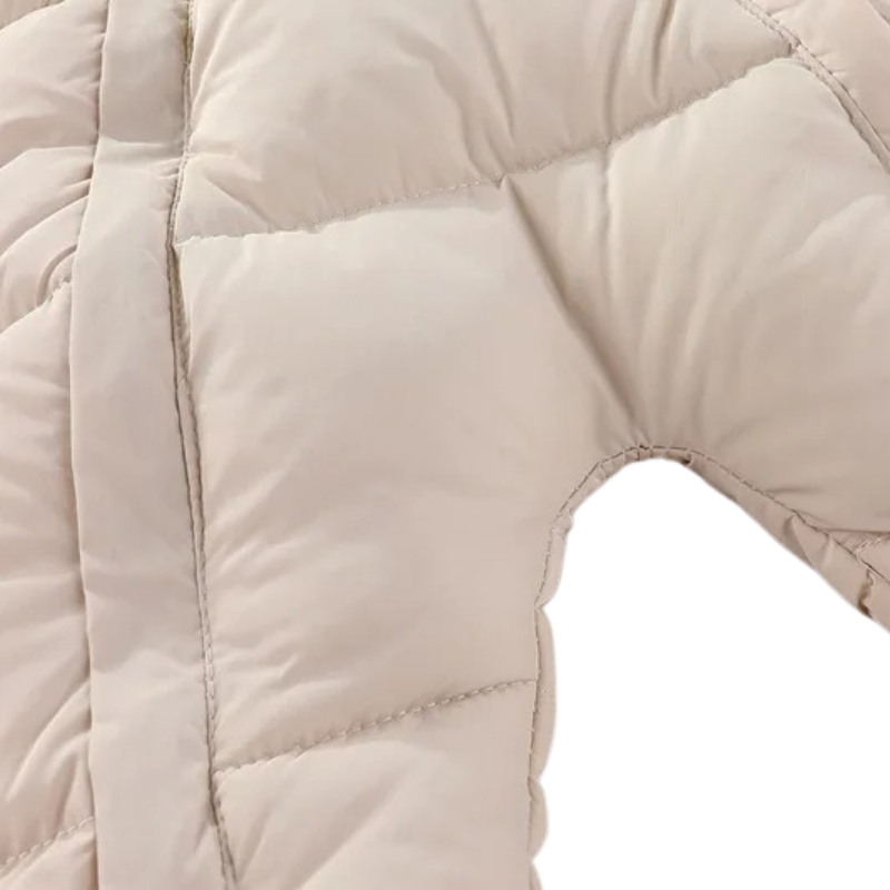 Combinaison Puffer Bébé Doublée en Peluche