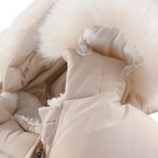 Combinaison Puffer Bébé Doublée en Peluche