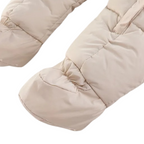 Combinaison Puffer Bébé Doublée en Peluche