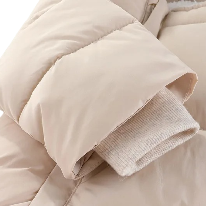 Combinaison Puffer Bébé Doublée en Peluche