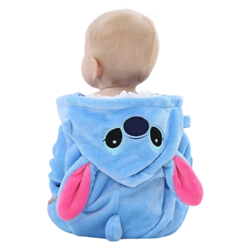 Combinaison Bébé à Capuche - Costume Créature Bleue