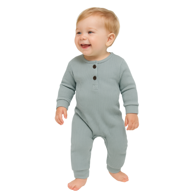 Combinaison Bébé Unisexe à Manches Longues - Achetez-en 1, obtenez-en 2 gratuitement