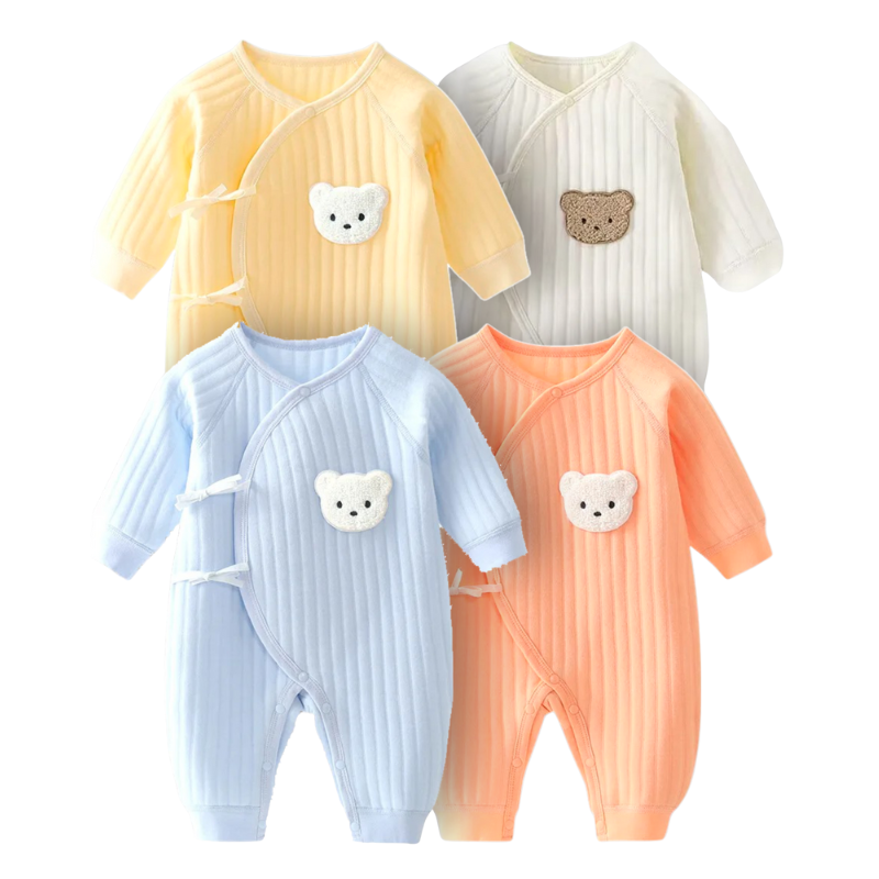 Combinaison à Manches Longues pour Nouveau-né – Ours