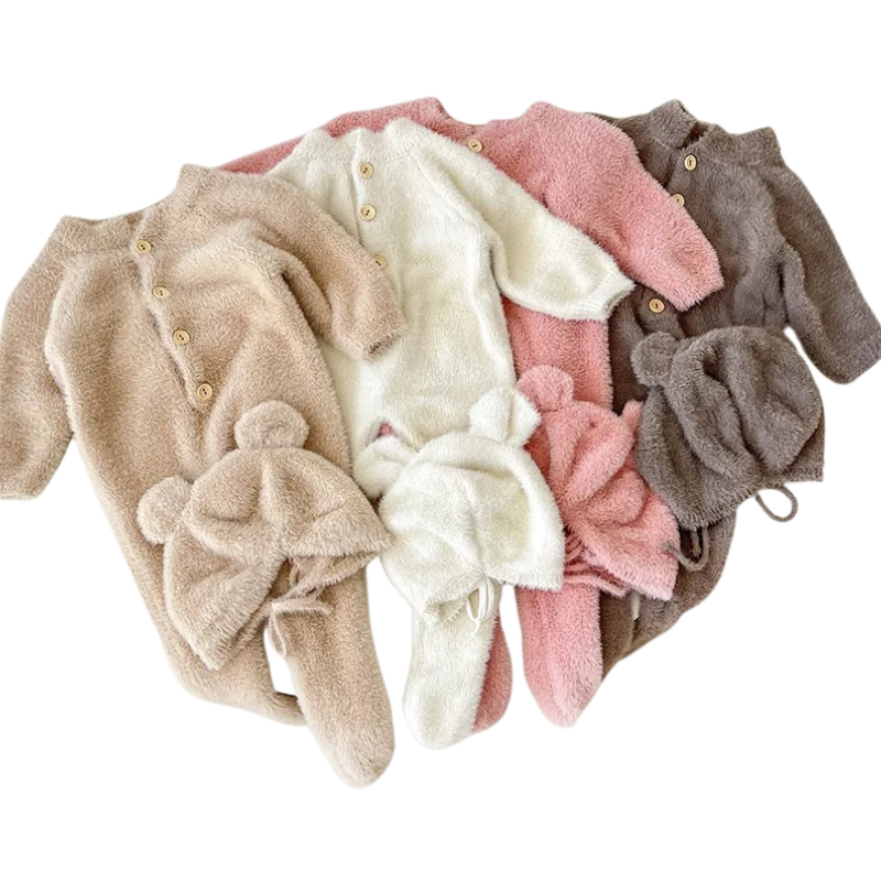 Combinaison pour Bébé avec Capuche Ours