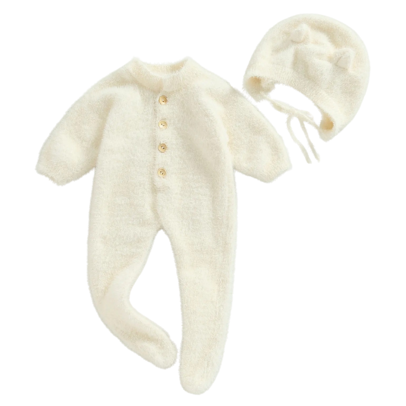 Combinaison pour Bébé avec Capuche Ours