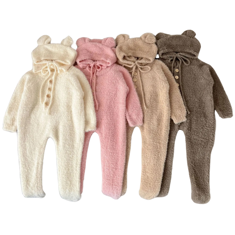 Combinaison pour Bébé avec Capuche Ours
