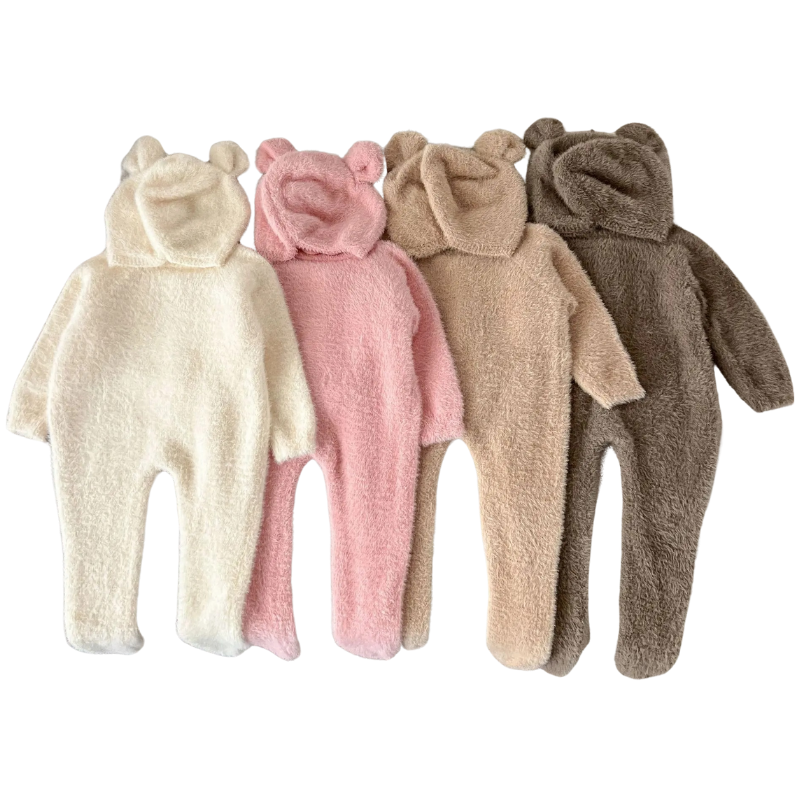 Combinaison pour Bébé avec Capuche Ours