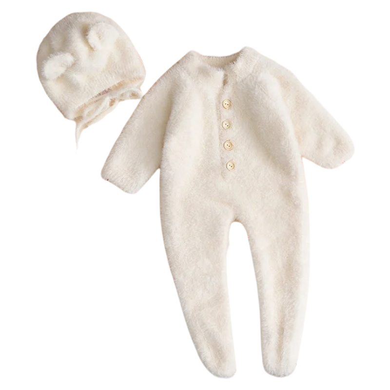 Combinaison pour Bébé avec Capuche Ours