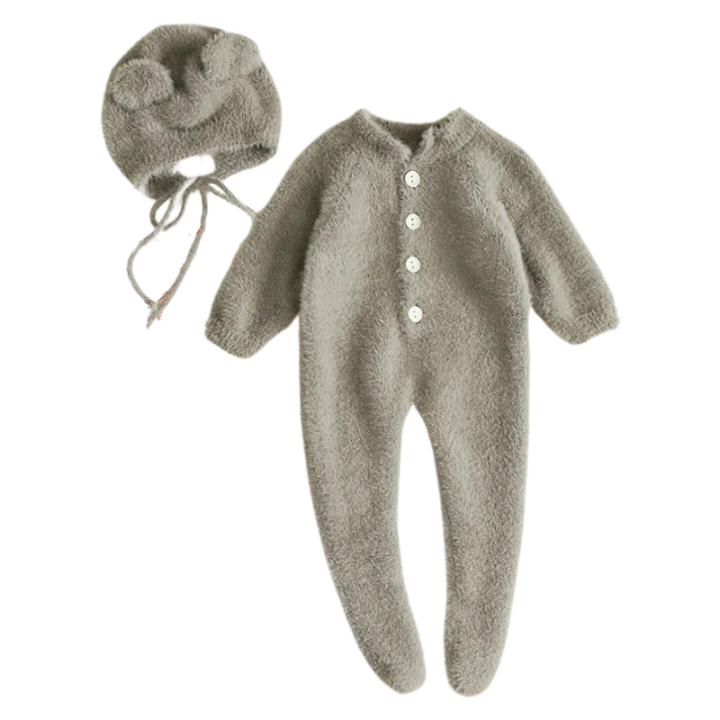 Combinaison pour Bébé avec Capuche Ours