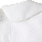 Costume Bébé Garçon Blanc avec Col Claudine – Ensemble de Cérémonie