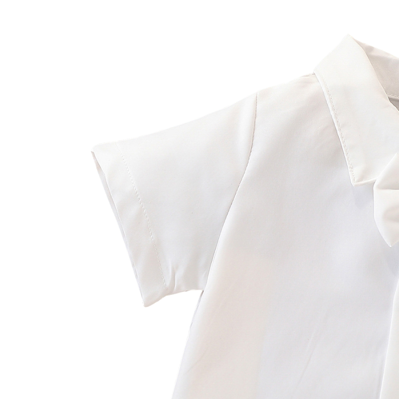 Costume Bébé Garçon avec Bretelles et Nœud Papillon – Ensemble de Cérémonie
