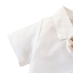 Costume Bébé Garçon avec Bretelles et Nœud Papillon – Ensemble de Cérémonie