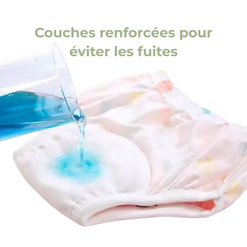 Couche réutilisable en coton – bébé de 1 à 5 ans