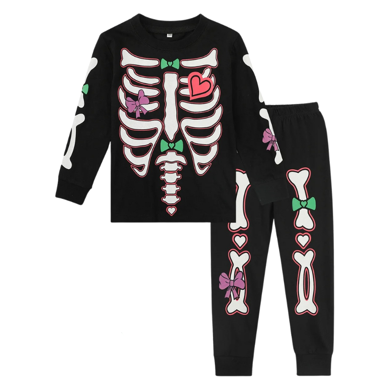 Déguisement Ensemble Squelette Fluorescent Enfant