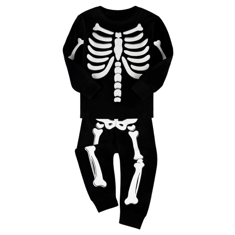 Déguisement Ensemble Squelette Fluorescent Enfant