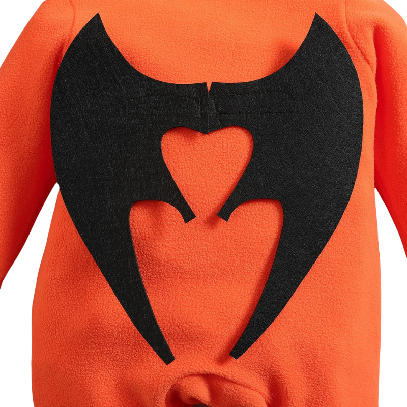 Déguisement Grenouillère Citrouille avec Capuche pour Bébé