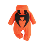 Déguisement Grenouillère Citrouille avec Capuche pour Bébé