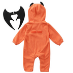 Déguisement Grenouillère Citrouille avec Capuche pour Bébé