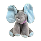 Éléphanteau en Peluche Musical aux Grandes Oreilles